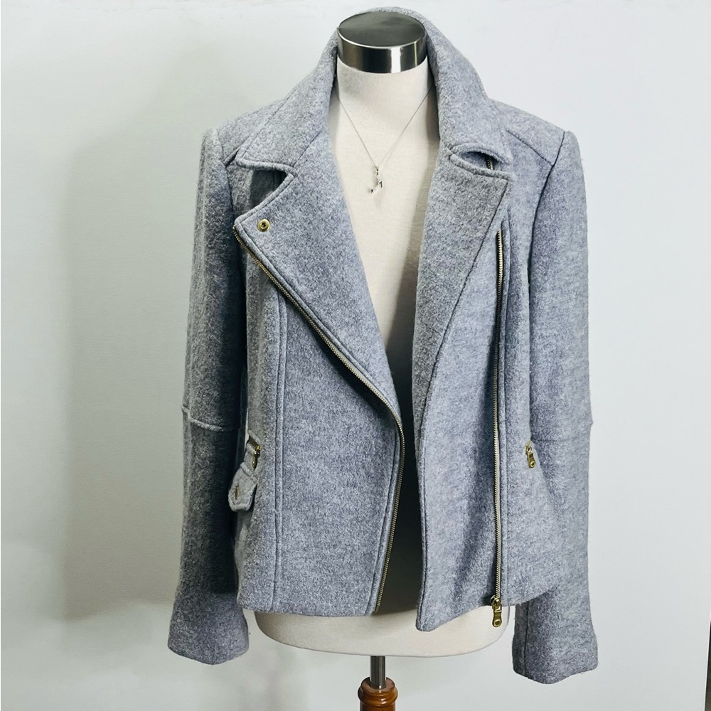 Banana Republic Gray Wool-Blend Blazer
